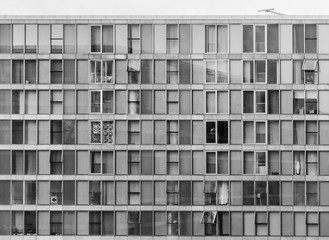 High riser facade
