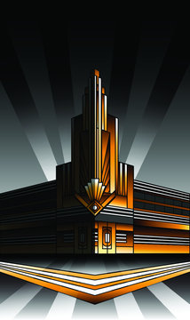 Vector House Art Deco