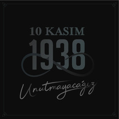 Turkey Ataturk 10 kasım