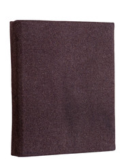 Іolid brown matter book cover on a white background