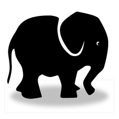 Elephant Silhouette 