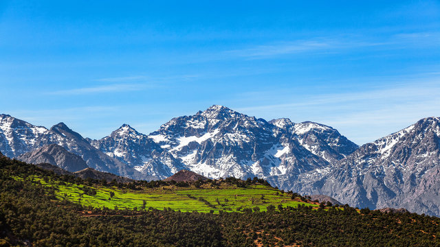 Moroccon Atlas Mountains.