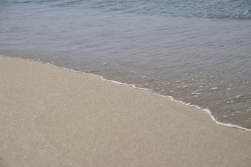  Beautiful beach of Crimea. Sea. 