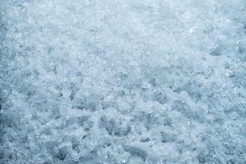snow and ice texture closeup