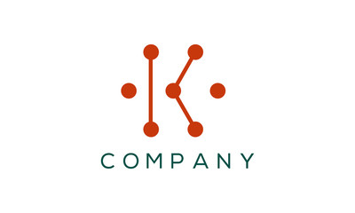 Letter K professional logo for all kinds of business 