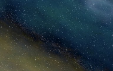 Obraz premium Colorful and beautiful space background. Outer space. Starry outer space texture. 3D illustration