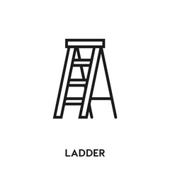 ladder icon vector. ladder sign symbol