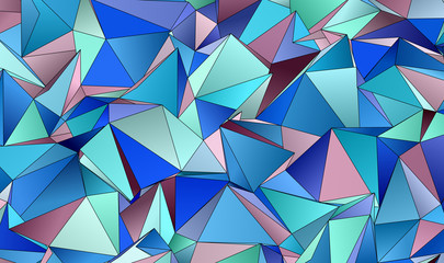 Fototapeta premium Abstract Low-Poly background. triangulated texture. Design 3d. Polygonal geometrical pattern. Triangular modern style