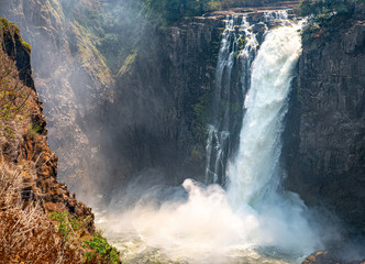 The great Victoria Falls (view from Zimbabwe side)
