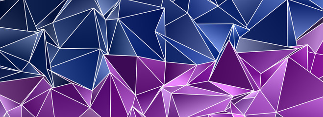 Obraz premium Abstract Low-Poly background. triangulated texture. Design 3d. Polygonal geometrical pattern. Triangular modern style