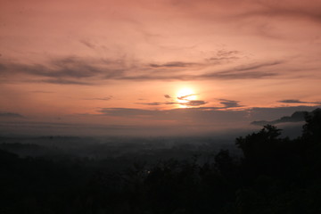 
mountain views, Merapi. a very beautiful, special area sainrase jogjakarta Indonesia