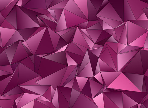 3d Triangles, abstract background. Design wallpaper © hary_cz