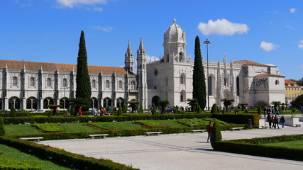 Fototapeta na wymiar Mosteiro dos Jeronimus, Lissabon, Portugal