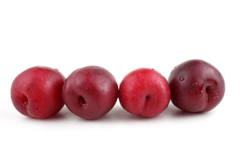 Red plums