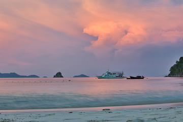 Naklejka premium KAW THAUNG/MYANMAR - 5th Aung, 2019 : Kaw Thaung Island is a beautiful island of Myanmar. 