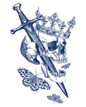 The sword with the crown tattoo is  Danish Tattooz House  Facebook