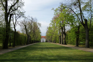 Fototapeta na wymiar Nieborow Palace in the village Nieborow, Poland
