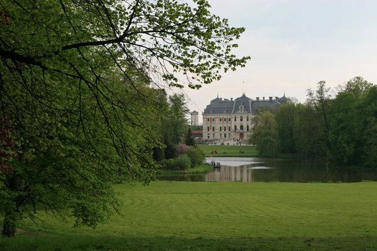 Pszczyna Castle or Pless Castle in Pszczyna town in Poland