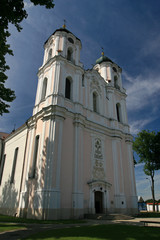 Fototapeta na wymiar Basilica Minor Church of St. Mary in Sejny, Poland