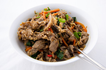 Soy Marinated Beef is called Bulgogi  in Korea