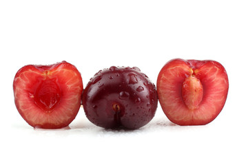 Cherry with halves