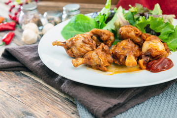 Roasted chicken grilled chicken BBQ