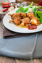 Roasted chicken grilled chicken BBQ