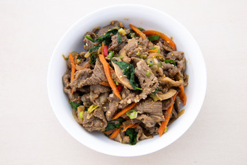 Soy Marinated Beef is called Bulgogi  in Korea