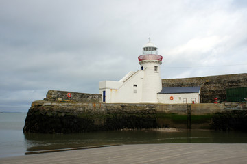 Fototapeta na wymiar Low tide near the old lighthouse.Ireland.