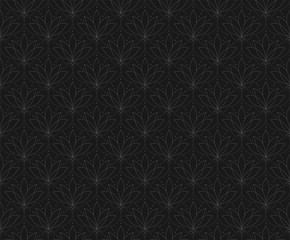 Damask floral seamless pattern. Vector retro style background print. Decorative flower texture.