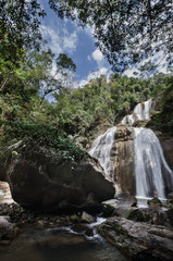 Fototapeta na wymiar Waterfalls in the northern Jungle of Perú