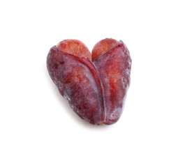 Honeysuckle berry in a shape of heart