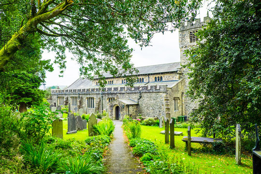 Sedbergh, Cumbria, St Andrews Church and clock tower