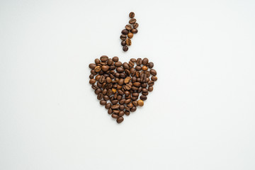 Composition of coffee beans.