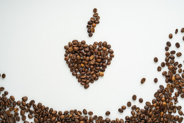 Composition of coffee beans.