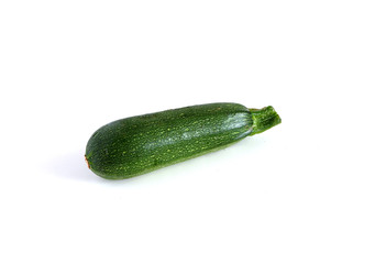 Zucchini on a white background. Vegetables
