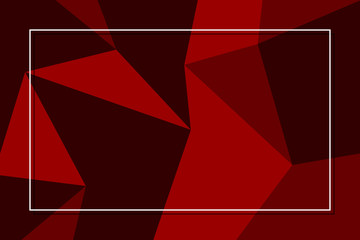 Dark red light vector square vector image With a small white border and a shadow of white lines in the background