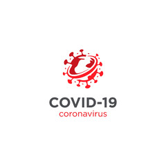Covid-19 Coronavirus world logo, World Health organization, coronavirus logo vector concept, coronavirus icon