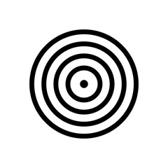 target aim icon vector illustration and symbol for web