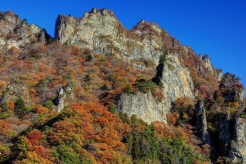錦秋の妙義山