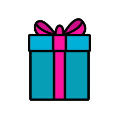 Gift illustration icon