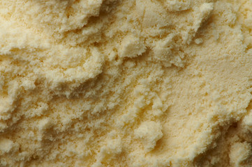 Texture of yellow milk powder