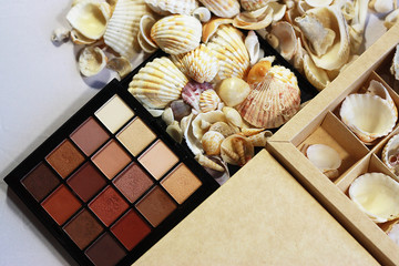 Still Life Photo.Relax.Sea shells.Natural tones.