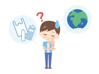 元の名前 : 人物＿地球とプラごみ＿はてな_男性＿ブルー