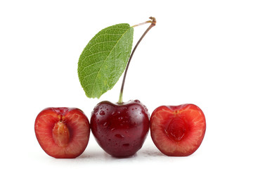 Cherry with a halves