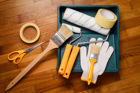 Tools for painting walls