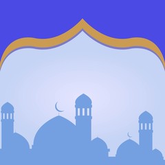 Illustration vector design of Islamic Background