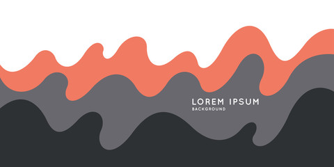 Modern backgrounds with abstract elements and dynamic shapes. Compositions of colored spots. Vector illustration.