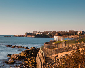 view rom the cliffwalk in newport rhode island © Phil