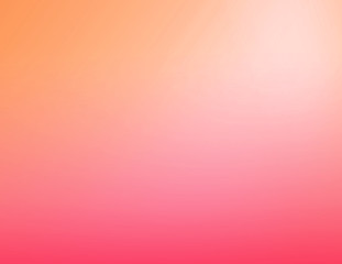 Abstract colorful gradient background. Empty light pink orange and red soft color template design. Multicolored smooth gradient surface, bright pastel colorful canvas layout